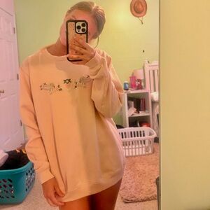 pink crewneck medium